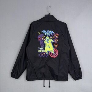 Vans Jacket Mens Medium Black Nightmare Before Christmas Oogie Boogie Coach